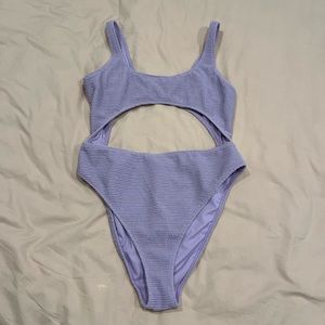 Pacsun LA hearts crinkle one piece bikini